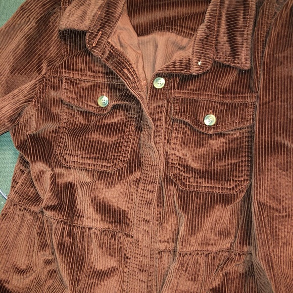 Ae Corduroy Long Sleeve Babydoll Dress 